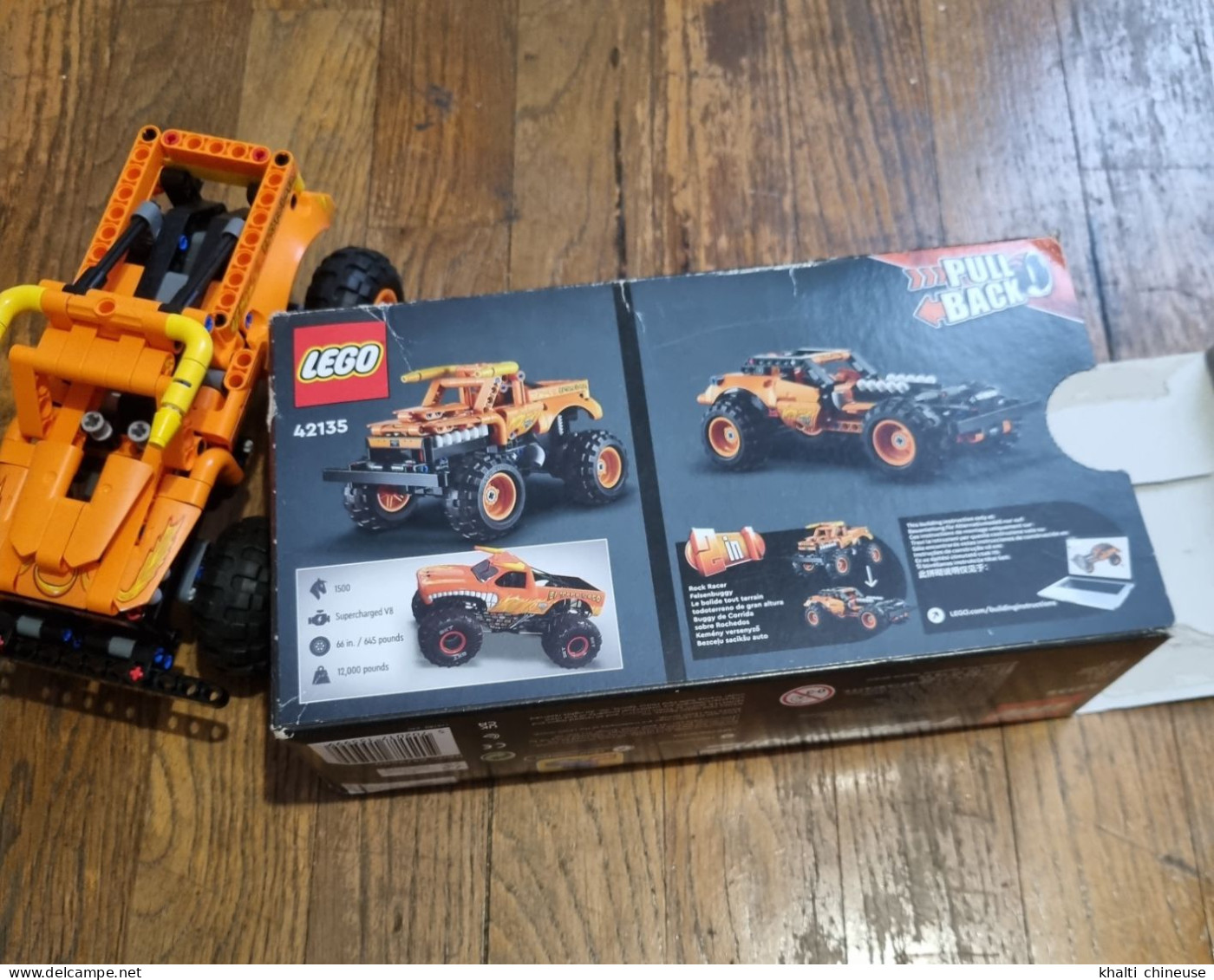 Lego Technic 42135 Monster Jam Et Toro Loco - Lego Technic
