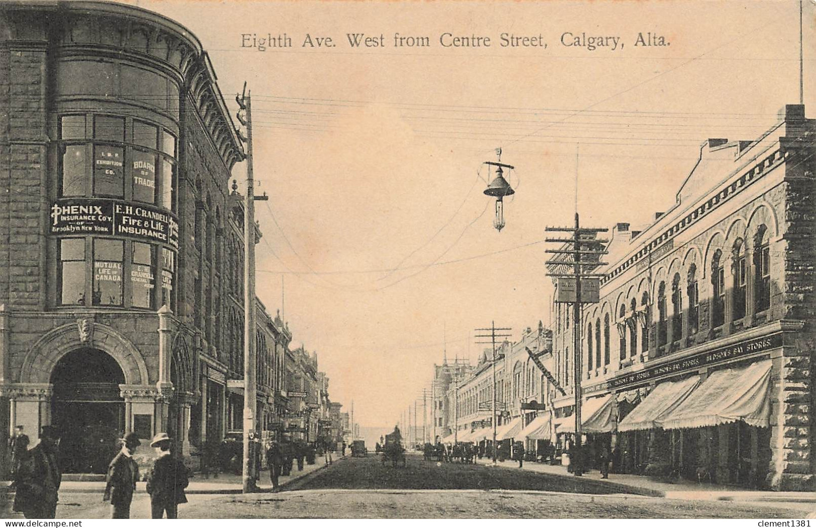 Canada Calgary Eighth Ave West From Centre Street Alta - Calgary