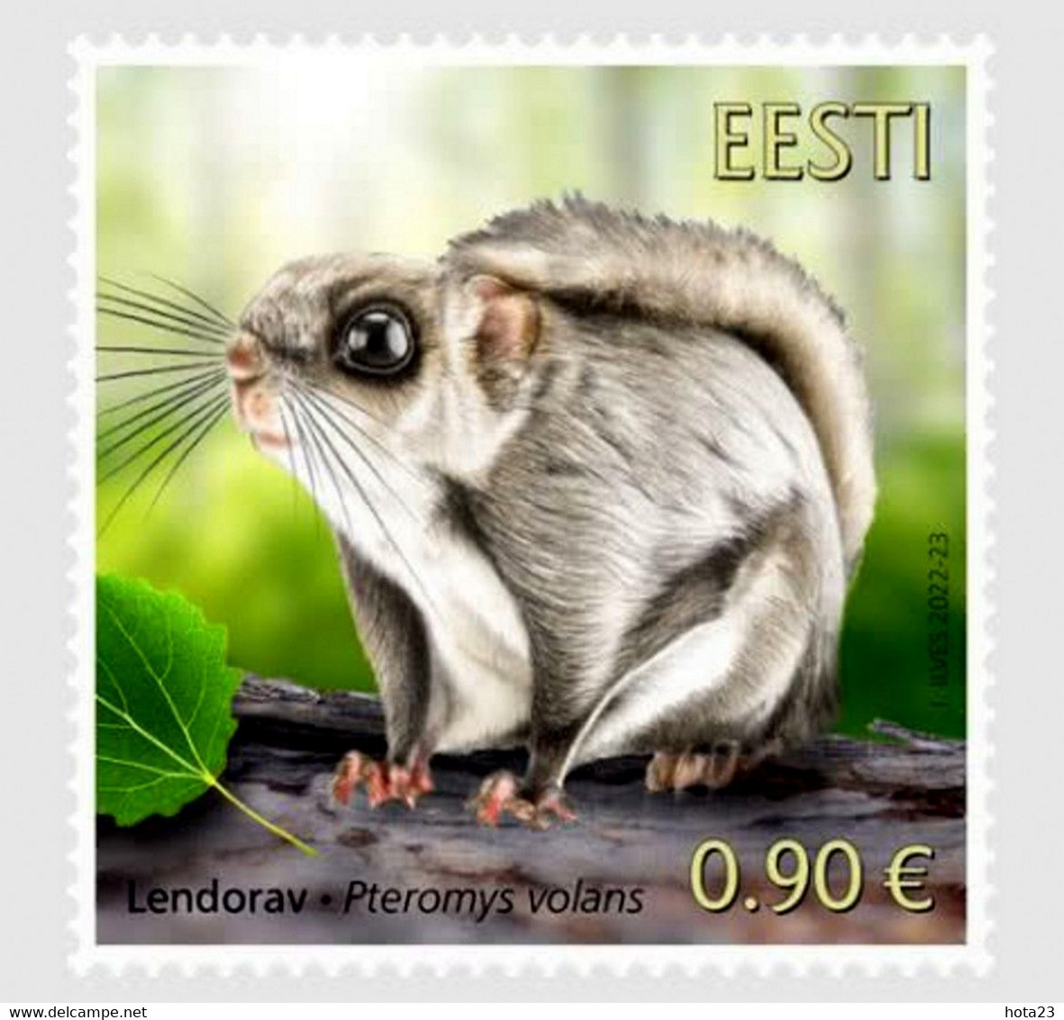 (!)  Estonia , ESTLAND Fauna - Siberian Flying Squirrel 2022 MNH  Mi 1054 - Estonie