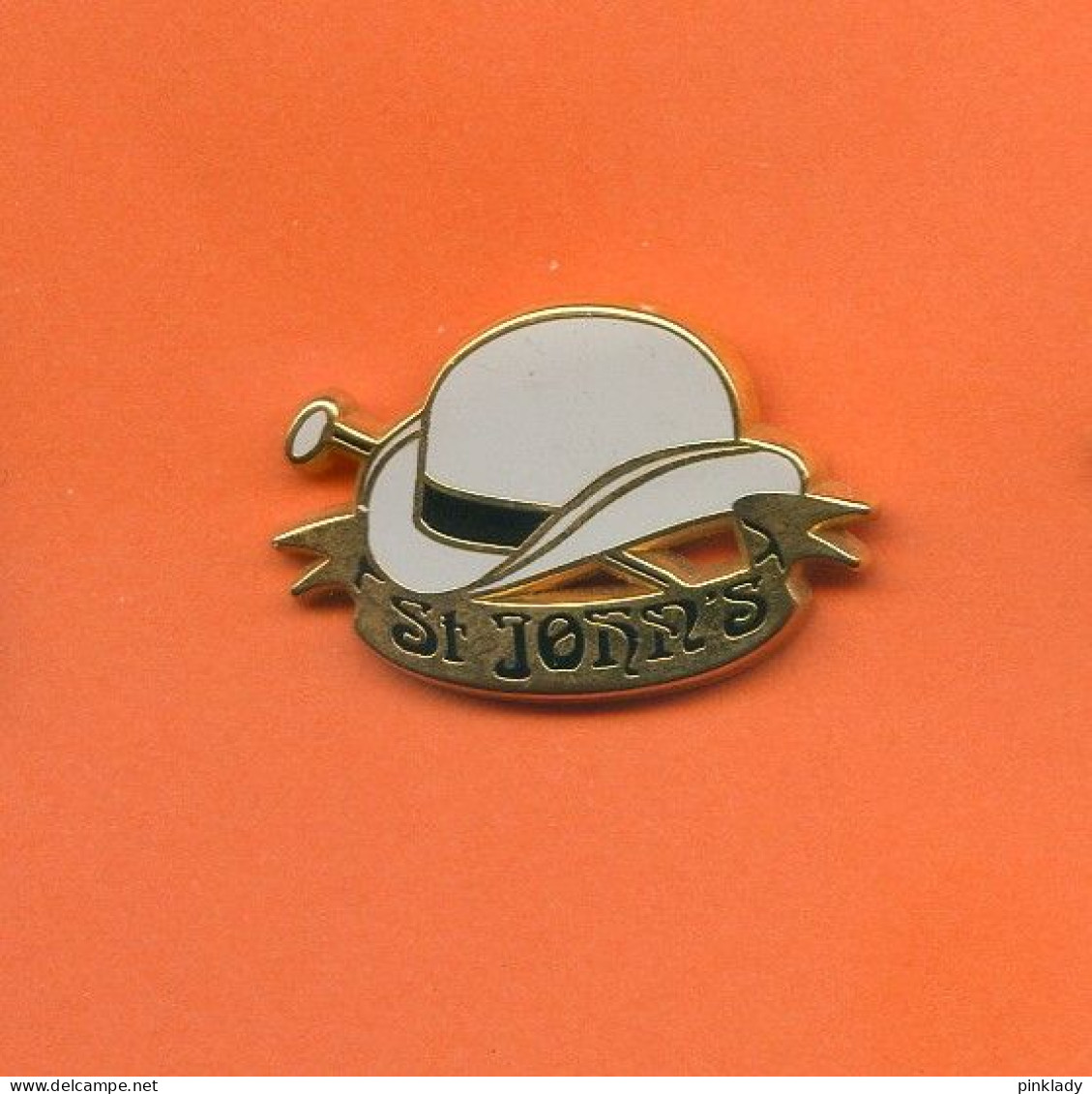 Superbe Pins Chapeau Saint John's Zamac Signé Decat Paris Ab357 - Trademarks