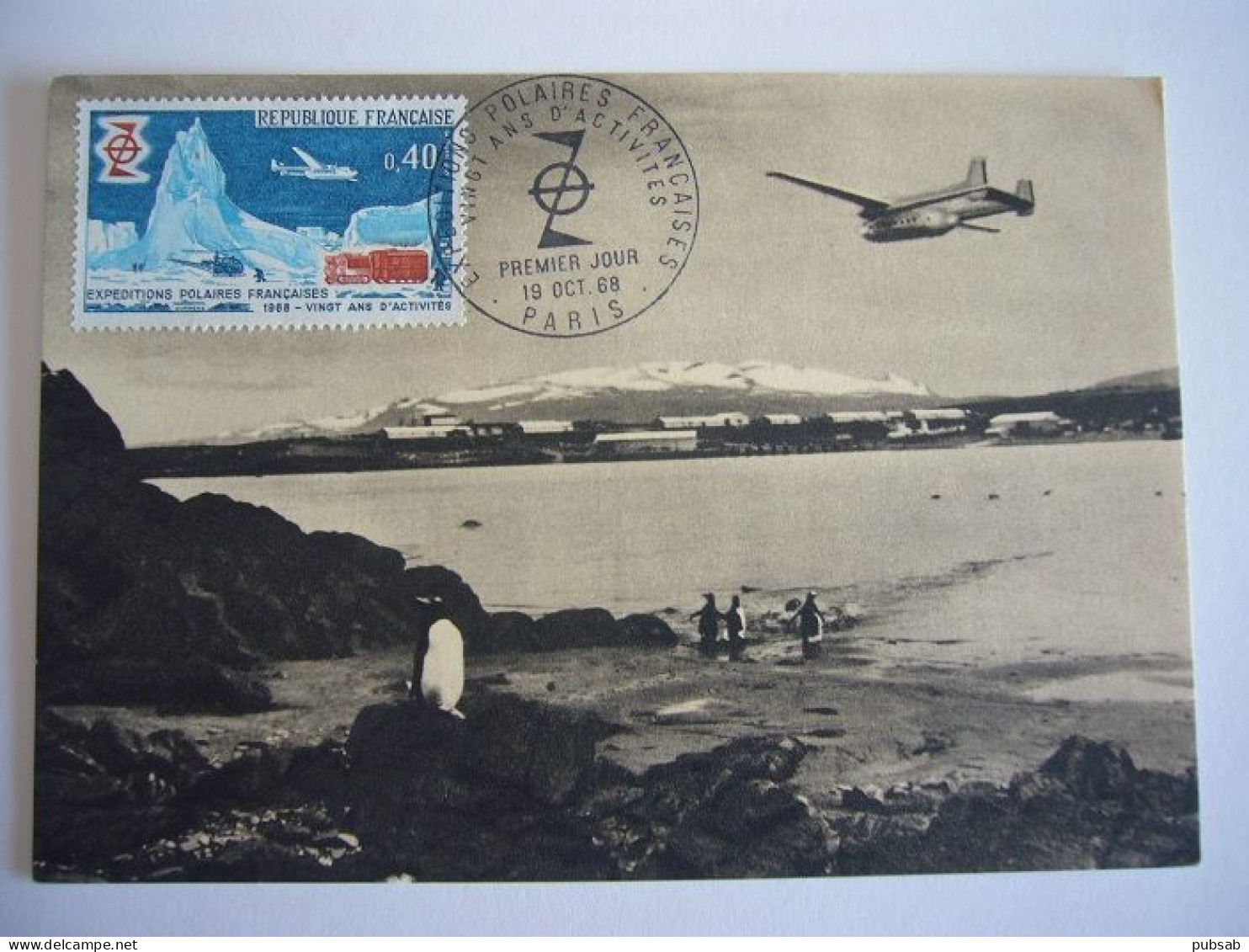 Avion / Airplane / T.A.A.F. - Terres Australes Antartiques Française / Noratlas / Seen At Kerguelen Island - 1946-....: Era Moderna