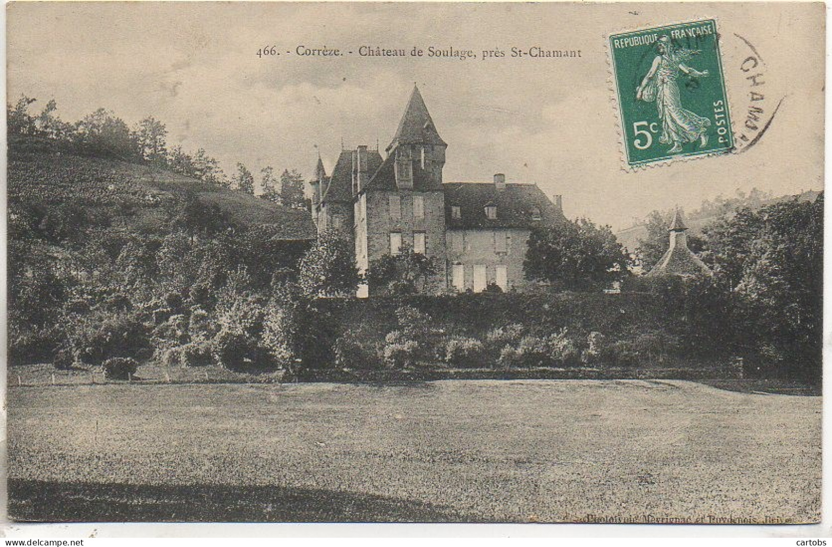 19 Château De SOULAGE , Près St-CHAMANT - Altri & Non Classificati