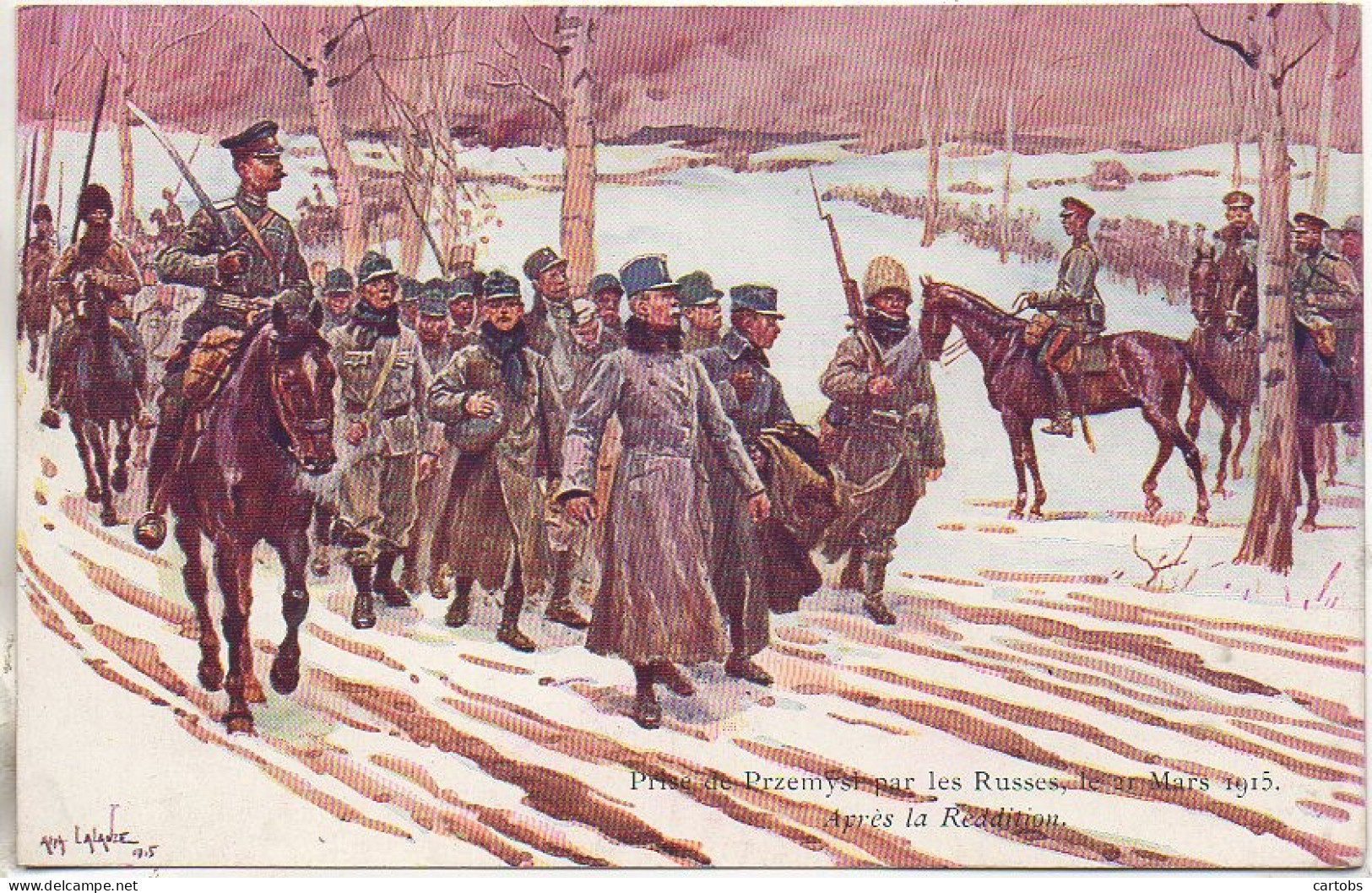 GUERRE 14-18  Prise De Przemyst Par Les Russes Le 21 Mars 1915 Après La Rédition (illustrée Par Lalauze - Guerre 1914-18