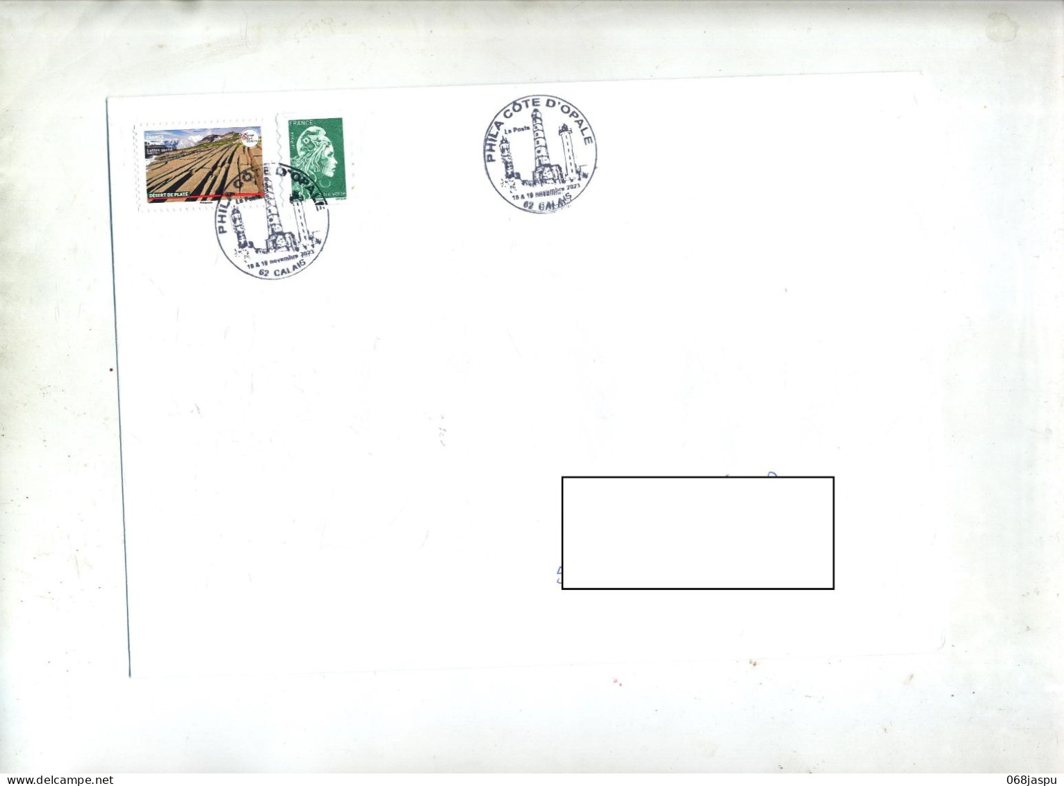 Lettre Cachet Calais Phila Cote D'opale - Commemorative Postmarks