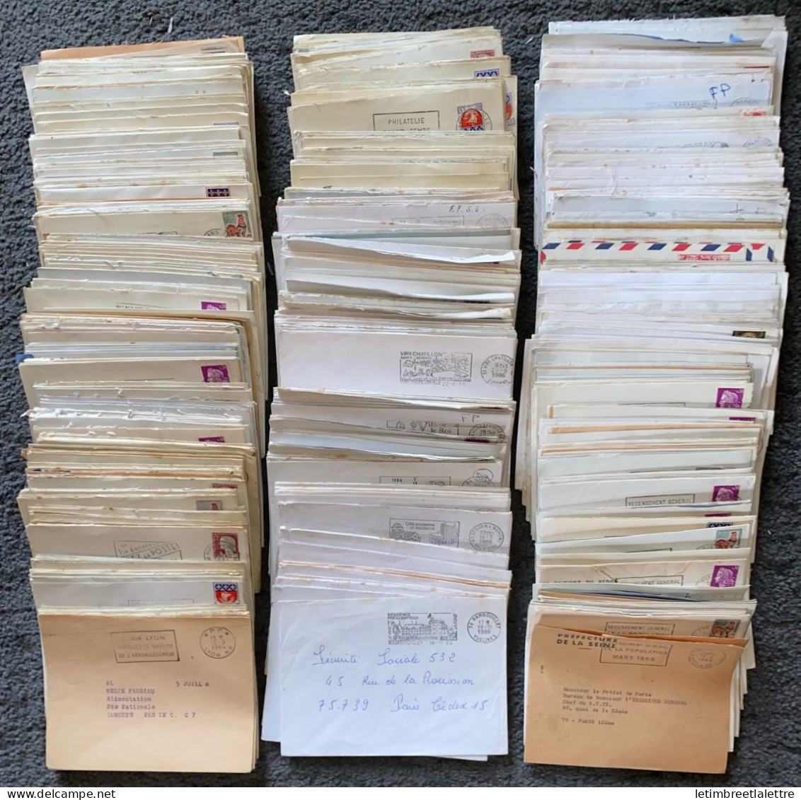 France - Flamme - Lot De 640 Enveloppes - Divers - Mechanical Postmarks (Advertisement)