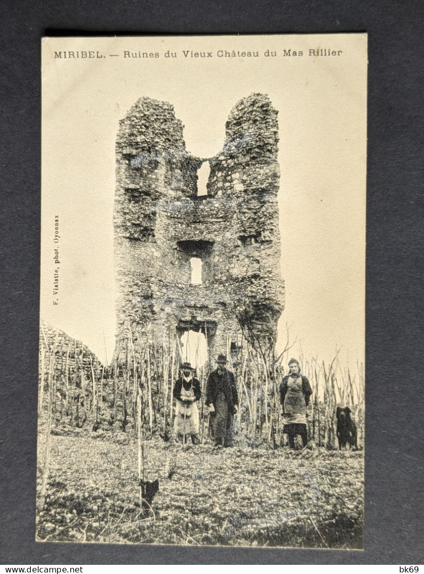 Miribel Ruines Du Vieux Chateau Du Mas Rillier - Unclassified