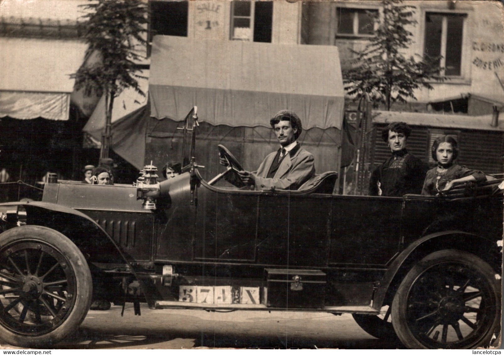 75 - PARIS / CARTE PHOTO AUTOMOBILE De Mr HUMEAU PROFESSEUR A L'ECOLE DIDEROT - Sonstige & Ohne Zuordnung