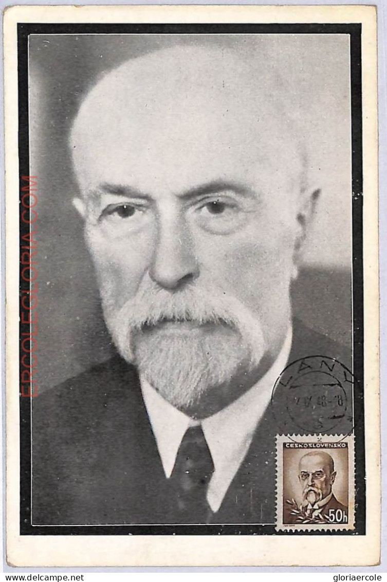 Ad8738 - Czechoslovakia - POSTAL HISTORY - Maximum Card 1948, Famous People - Tschechische Republik