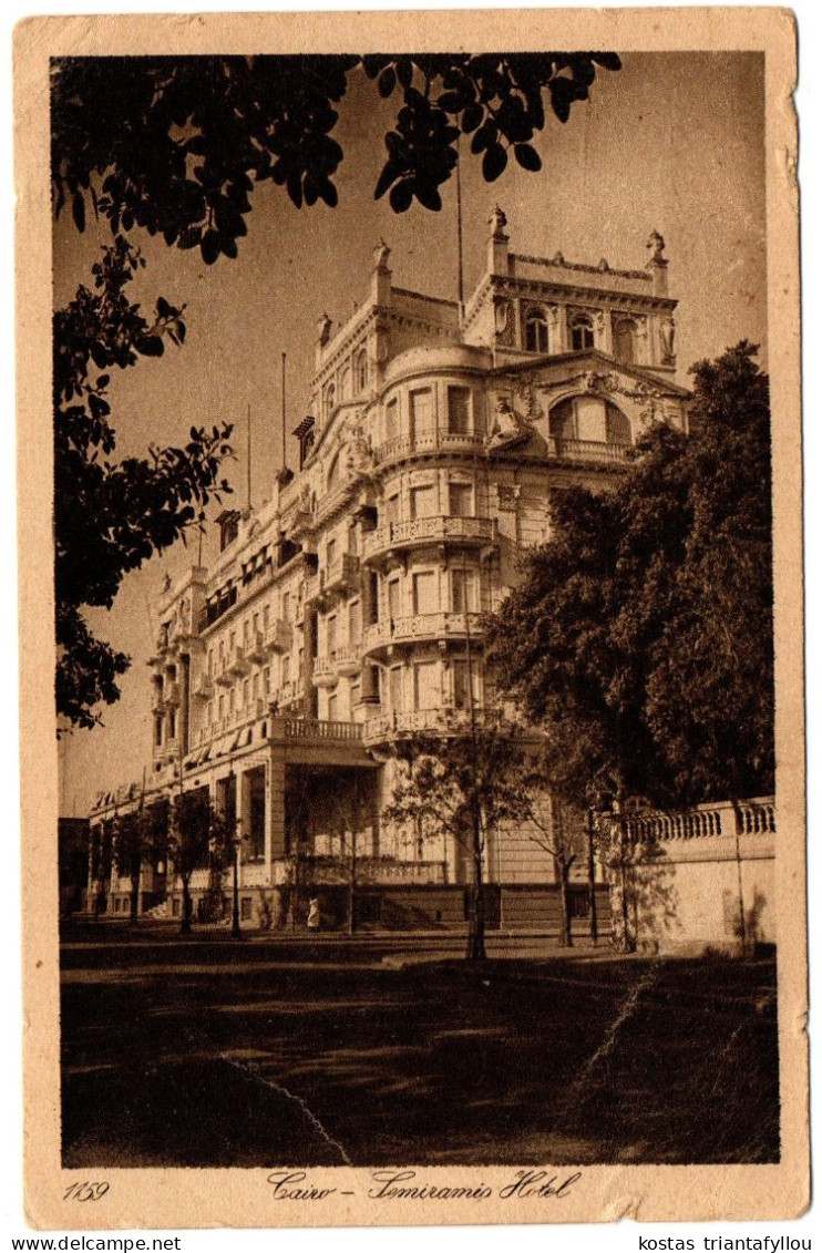 4.1.3 EGYPT, CAIRO, SEMIRAMIS HOTEL, 1924, POSTCARD - Caïro