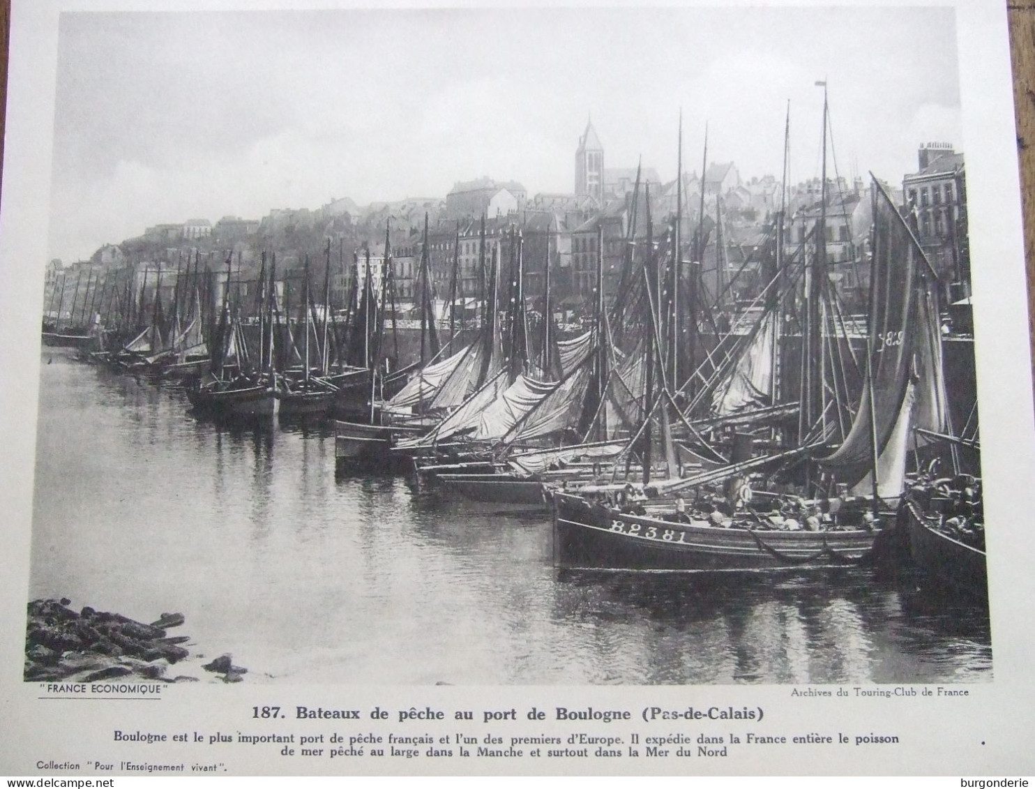 BATEAUX DE PÊCHE AU PORT DE BOULOGNE (PAS DE CALAIS) - Géographie