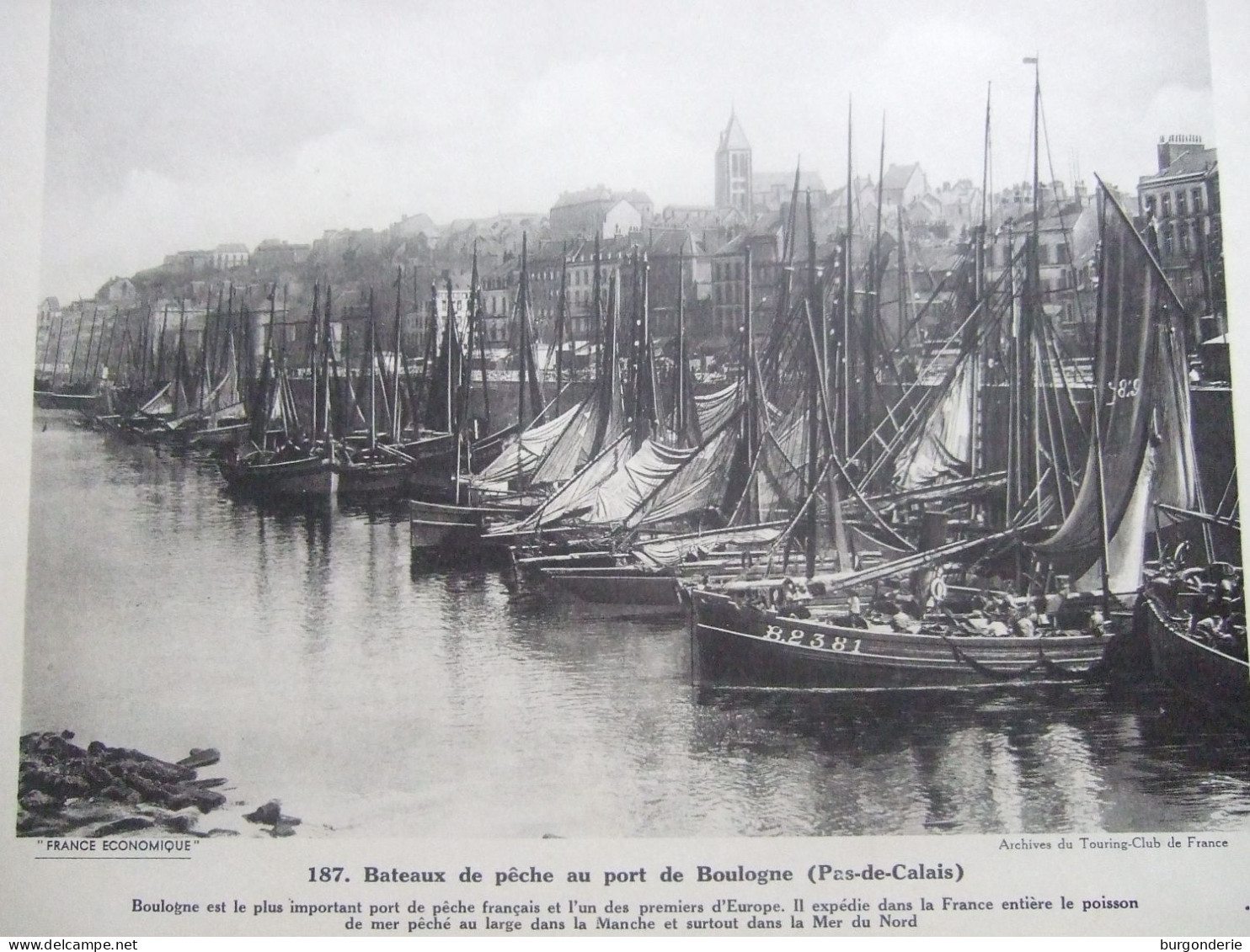 BATEAUX DE PÊCHE AU PORT DE BOULOGNE (PAS DE CALAIS) - Géographie