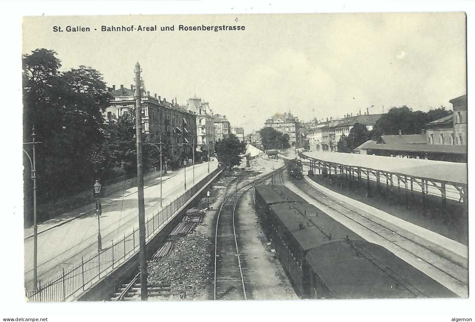 32450 - St.Gallen Bahnhof-Areal Und Rosenbergstrasse Train - San Galo