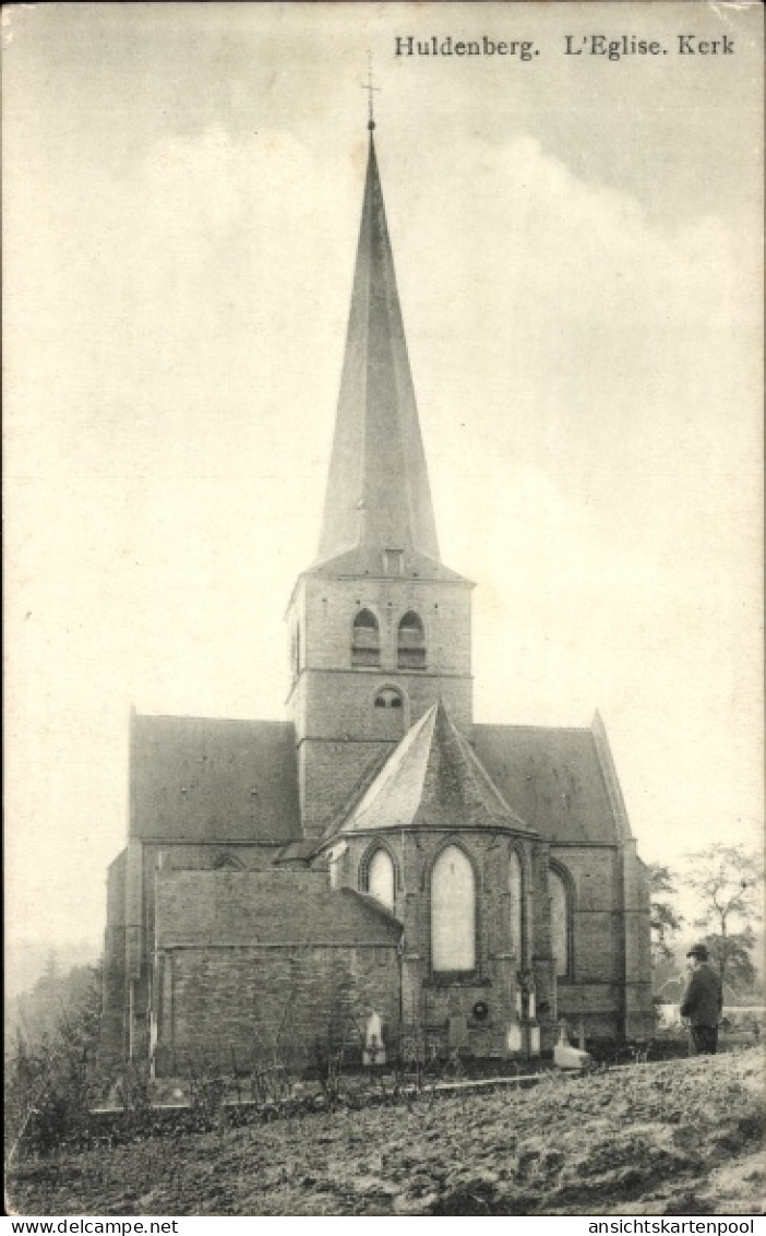 CPA Huldenberg Flämisch Brabant, Kirche - Other & Unclassified