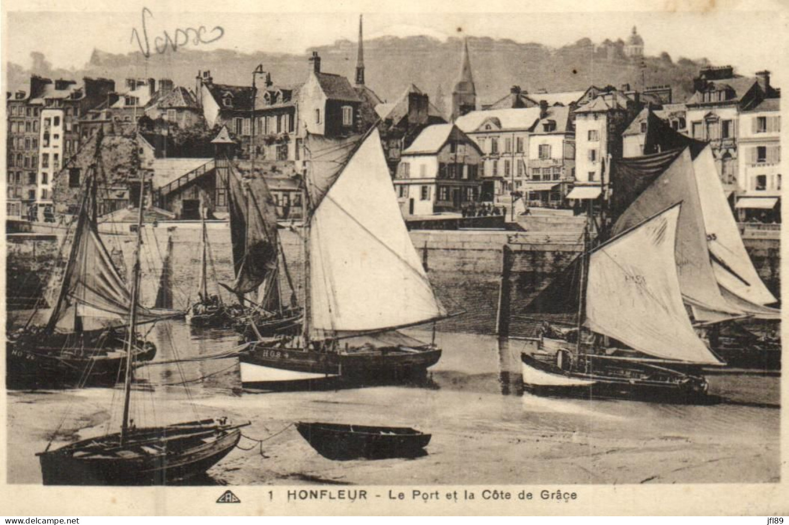 [14] Calvados > Honfleur - Le Port Et La Côte De Grâce - 7265 - Honfleur