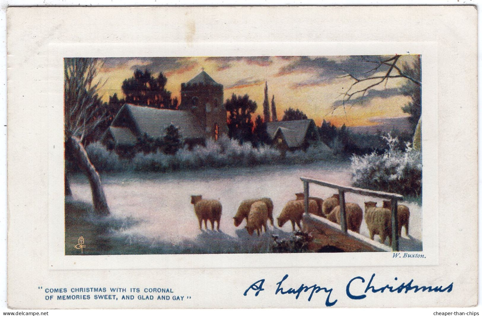 W. BUXTON - Christmas Greeting - Tuck Oilette C 1184 - Tuck, Raphael