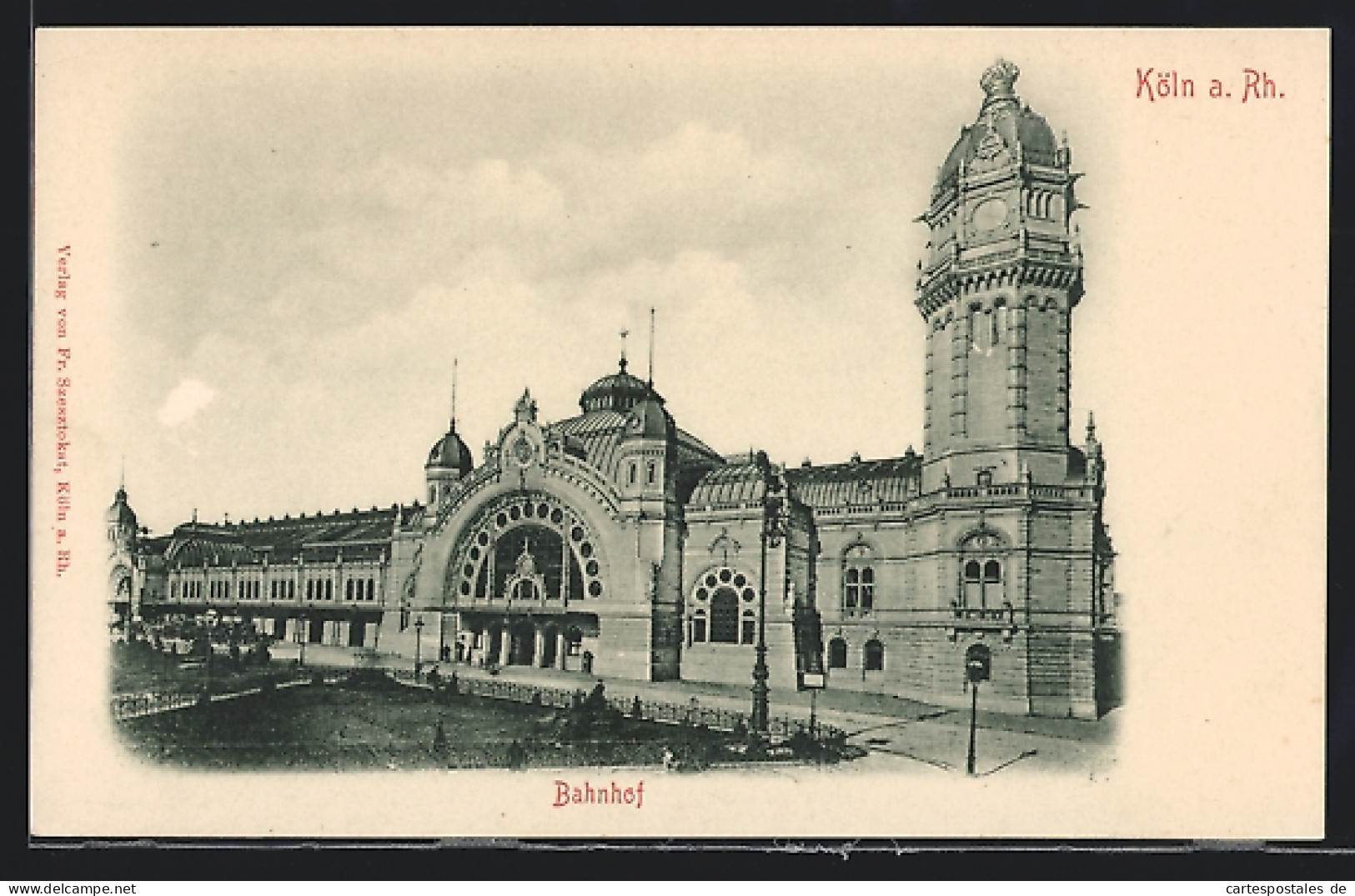 AK Köln A. Rh., Bahnhof  - Koeln