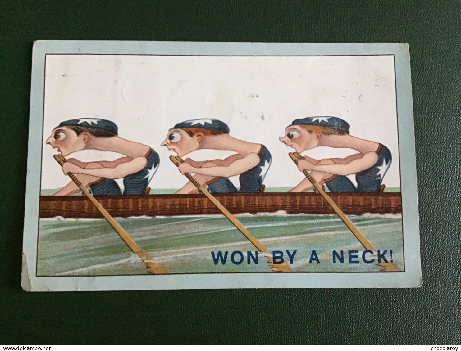 Renates Won By A Neck 1910 - Rowing