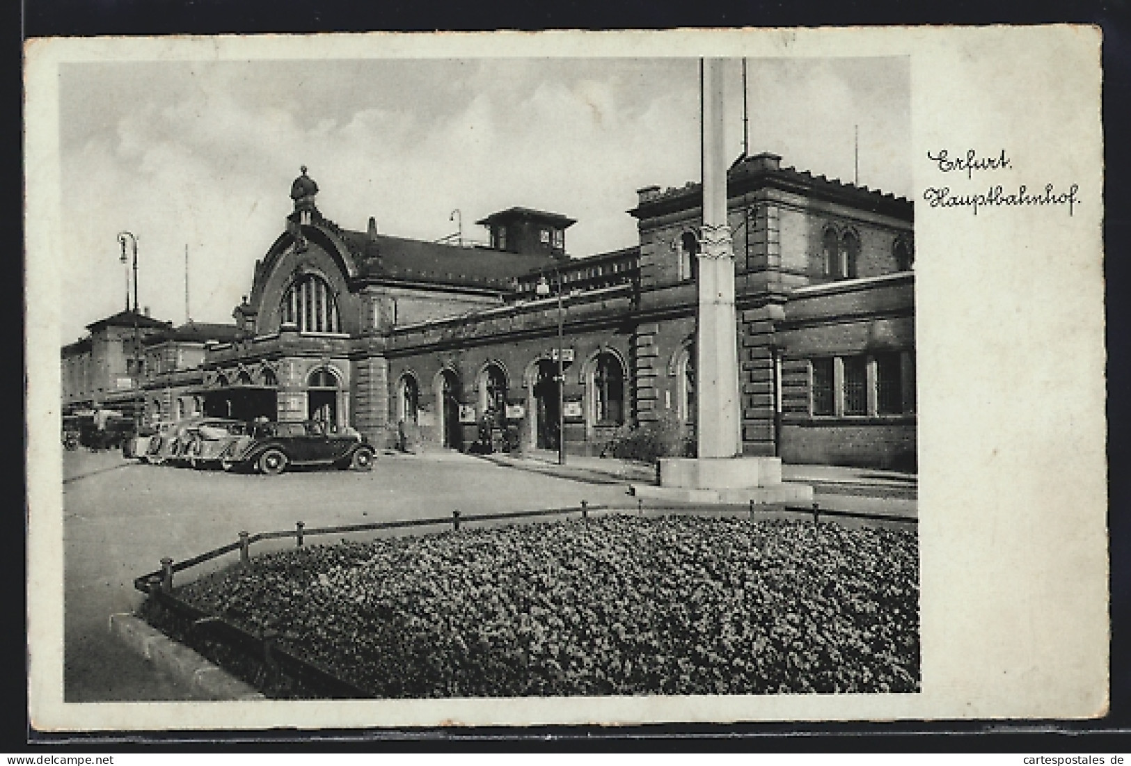 AK Erfurt, Hauptbahnhof Mit Vorplatz  - Erfurt