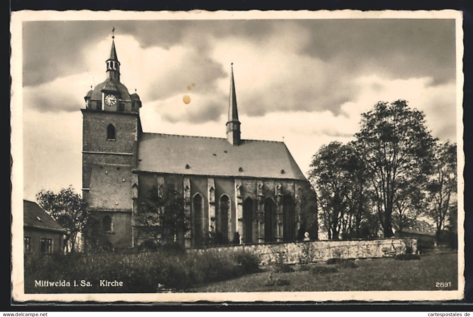 AK Mittweida I. Sa., Die Kirche  - Mittweida