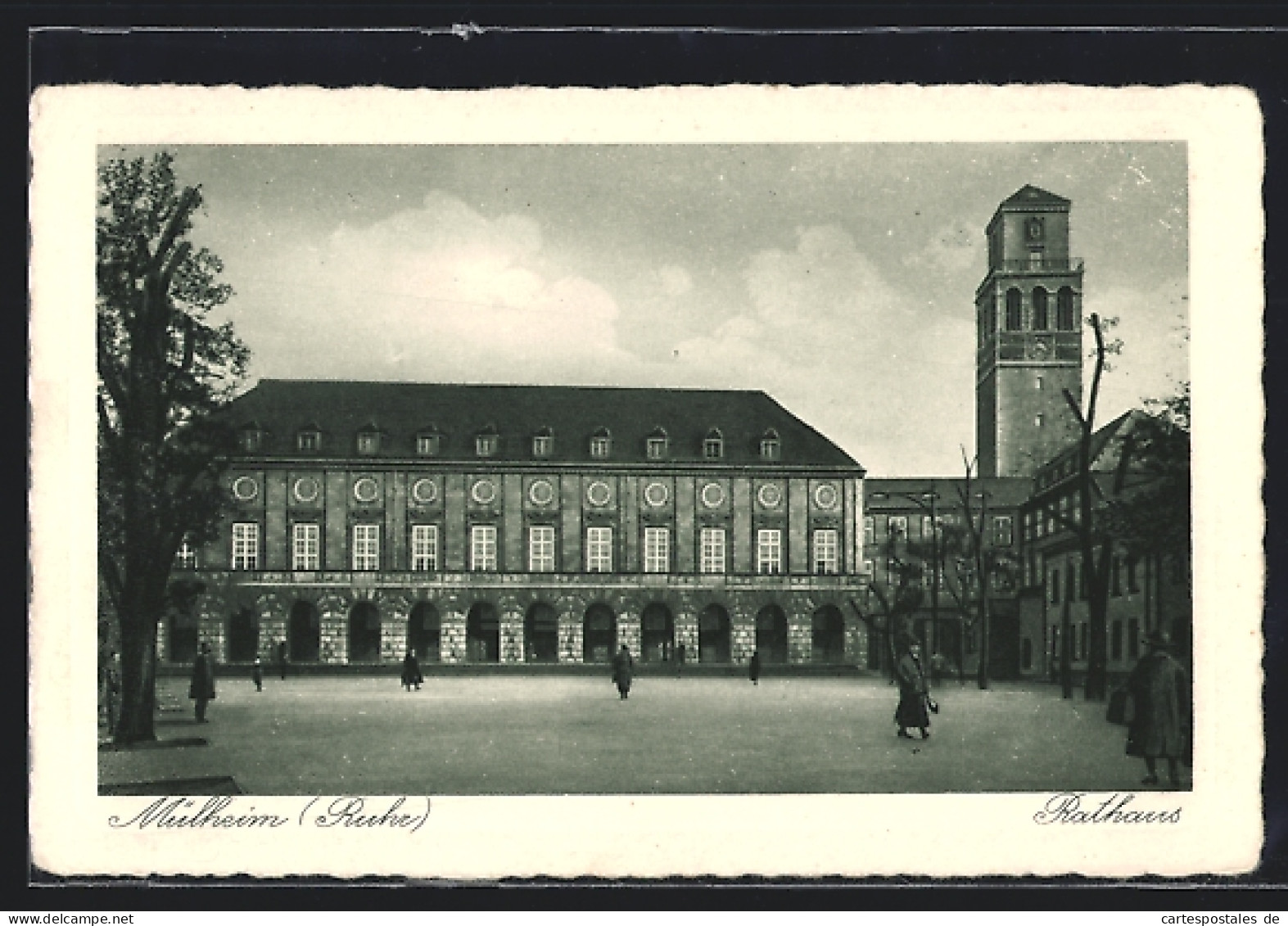 AK Mülheim /Ruhr, Das Rathaus  - Mülheim A. D. Ruhr