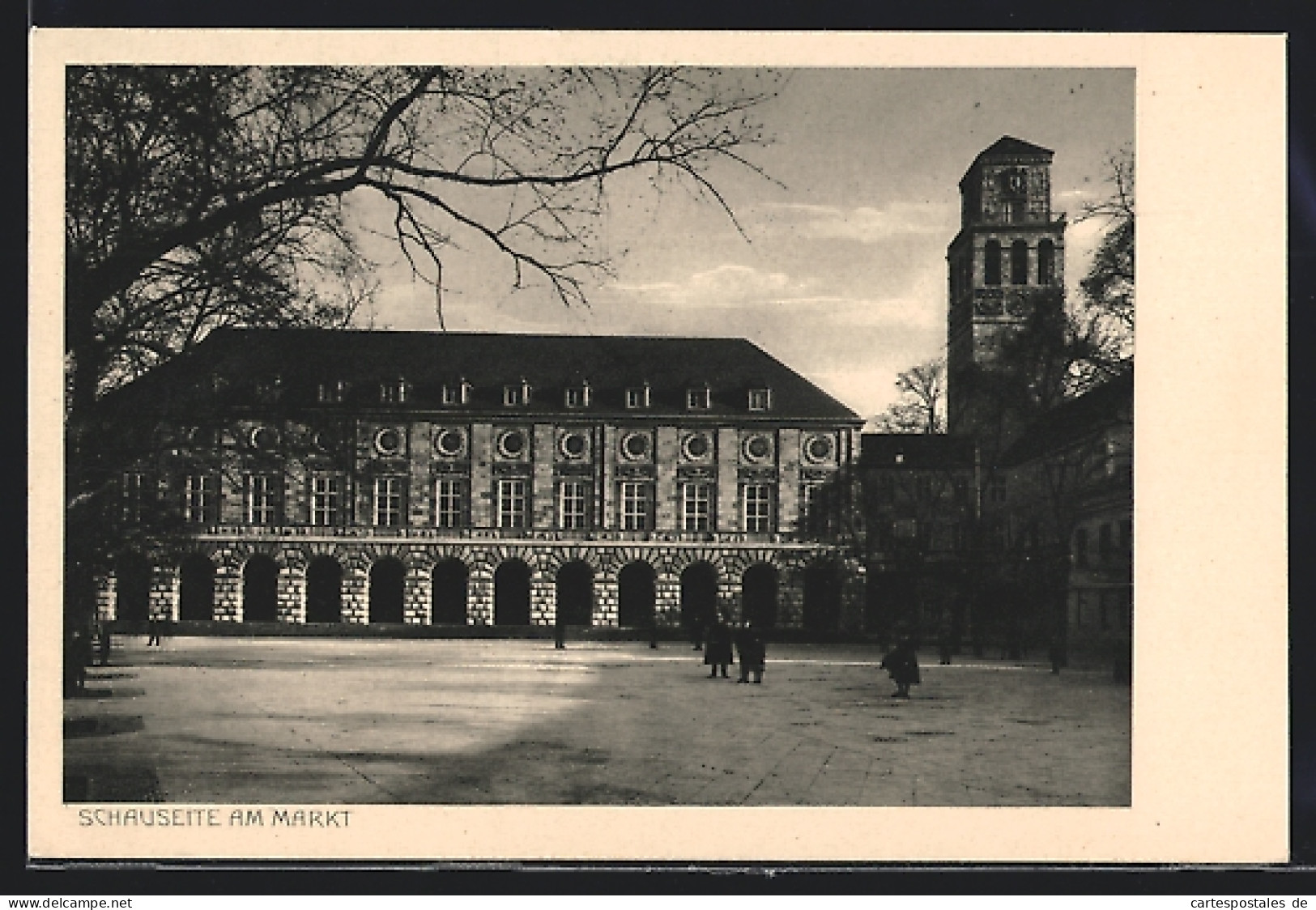 AK Mülheim /Ruhr, Rathaus, Schauseite Am Markt  - Muelheim A. D. Ruhr