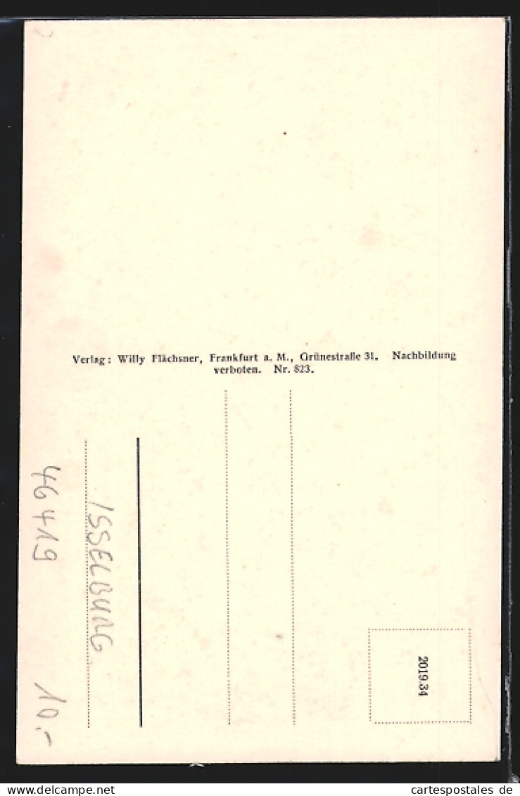 AK Werth / Westf., Kath. Pfarrkirche, Innenansicht Mit Kriegerdenkmal  - Sonstige & Ohne Zuordnung