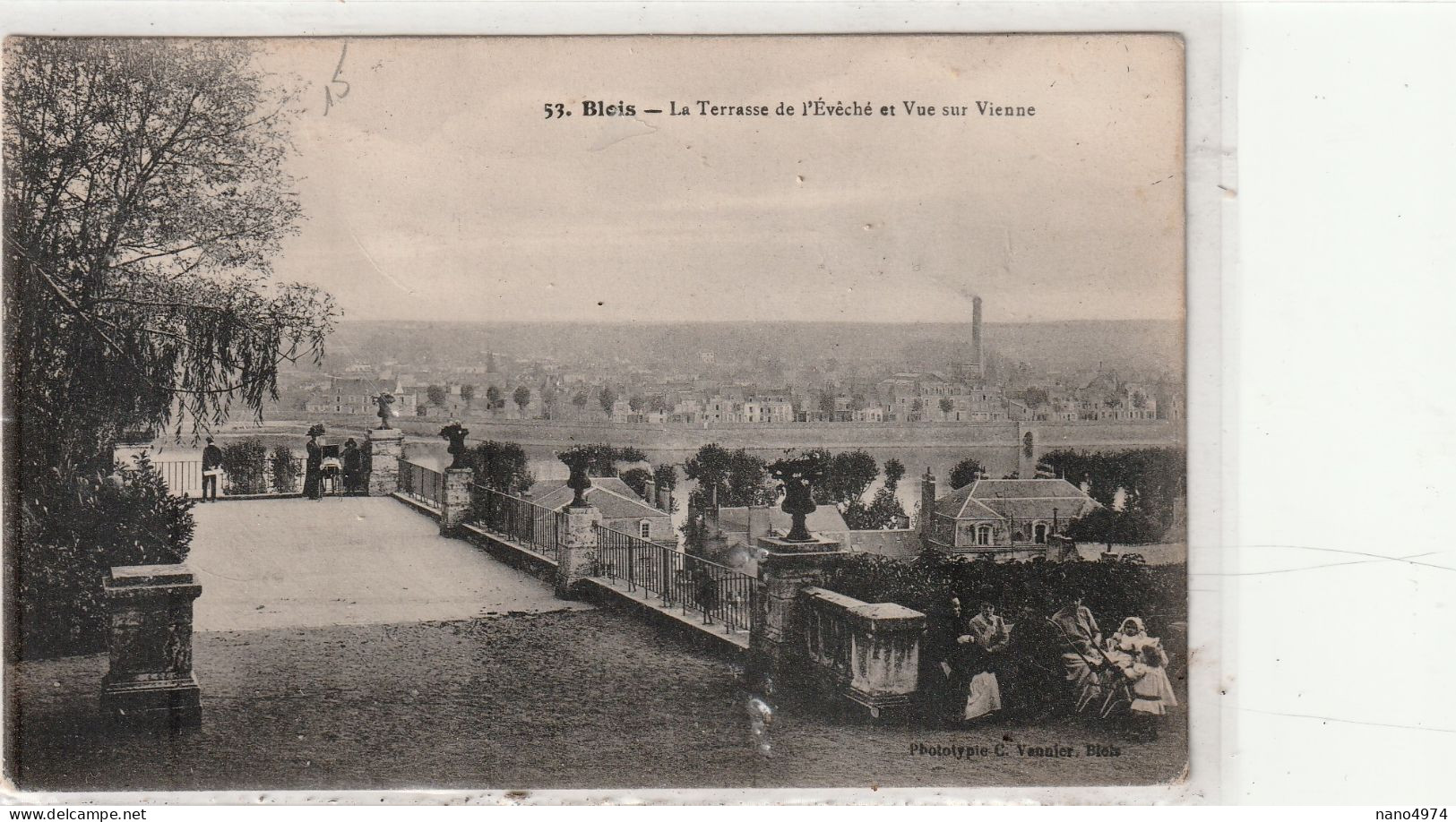 Blois - La Terrasse De L'Evêché Et Vue Sur Vienne - Blois