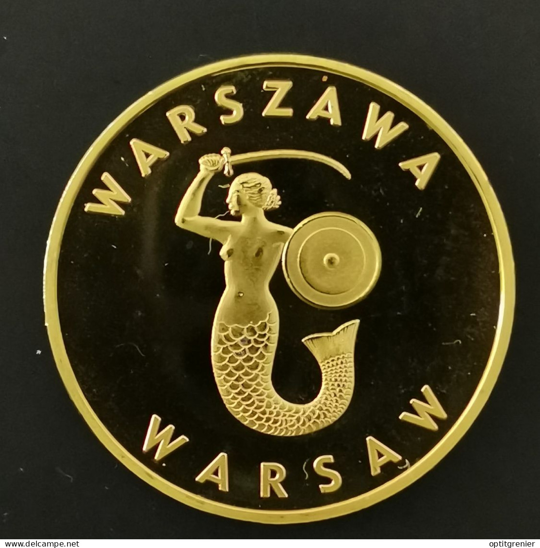 JETON 32 Mm VARSOVIE POLOGNE / POLAND TOKEN - Otros & Sin Clasificación