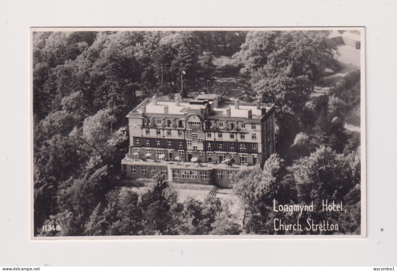 ENGLAND -  Church Stretton Longmynd Hotel  Unused Vintage Postcard - Shropshire