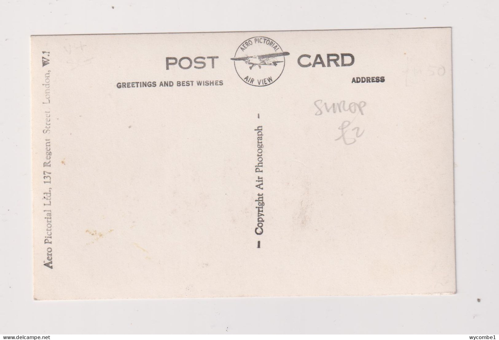 ENGLAND -  Church Stretton Longmynd Hotel  Unused Vintage Postcard - Shropshire