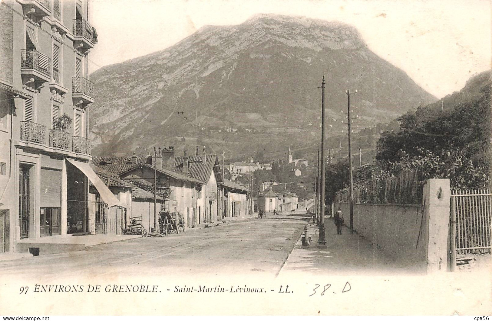 SAINT-MARTIN LÉVINOUX - Isère - Vente Directe X Carte Précurseur Cliché Vers 1900 - Sonstige & Ohne Zuordnung