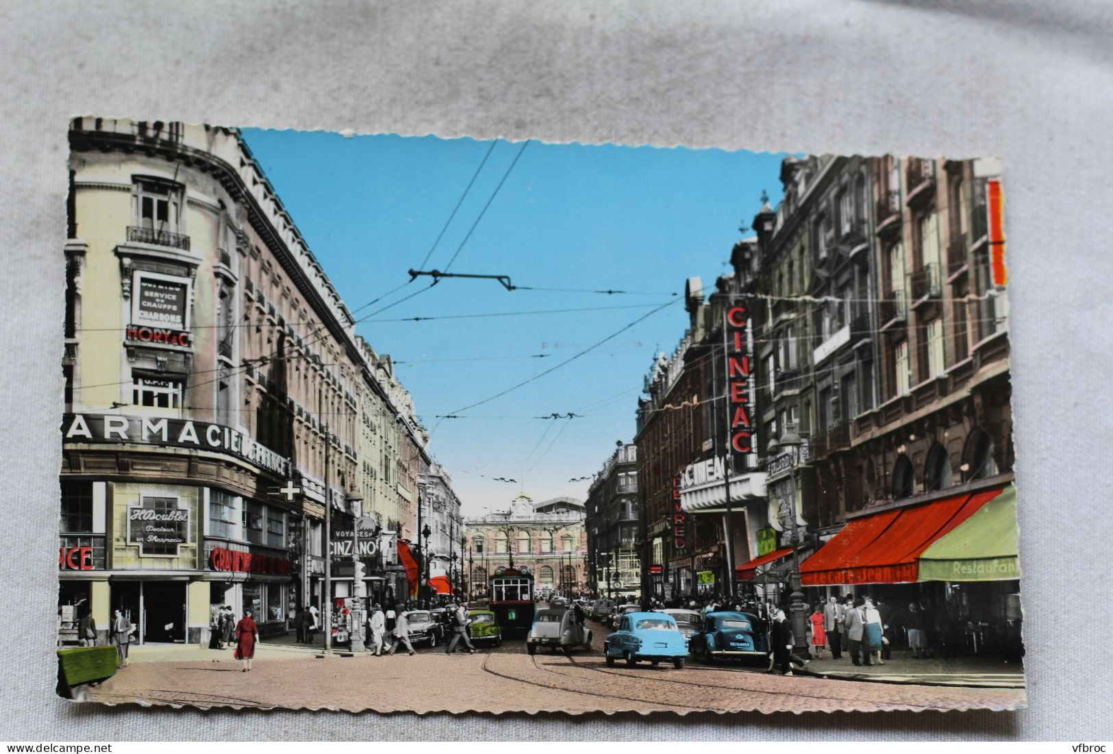 N528, Cpsm, Lille, Rue De La Gare, Nord 59 - Lille