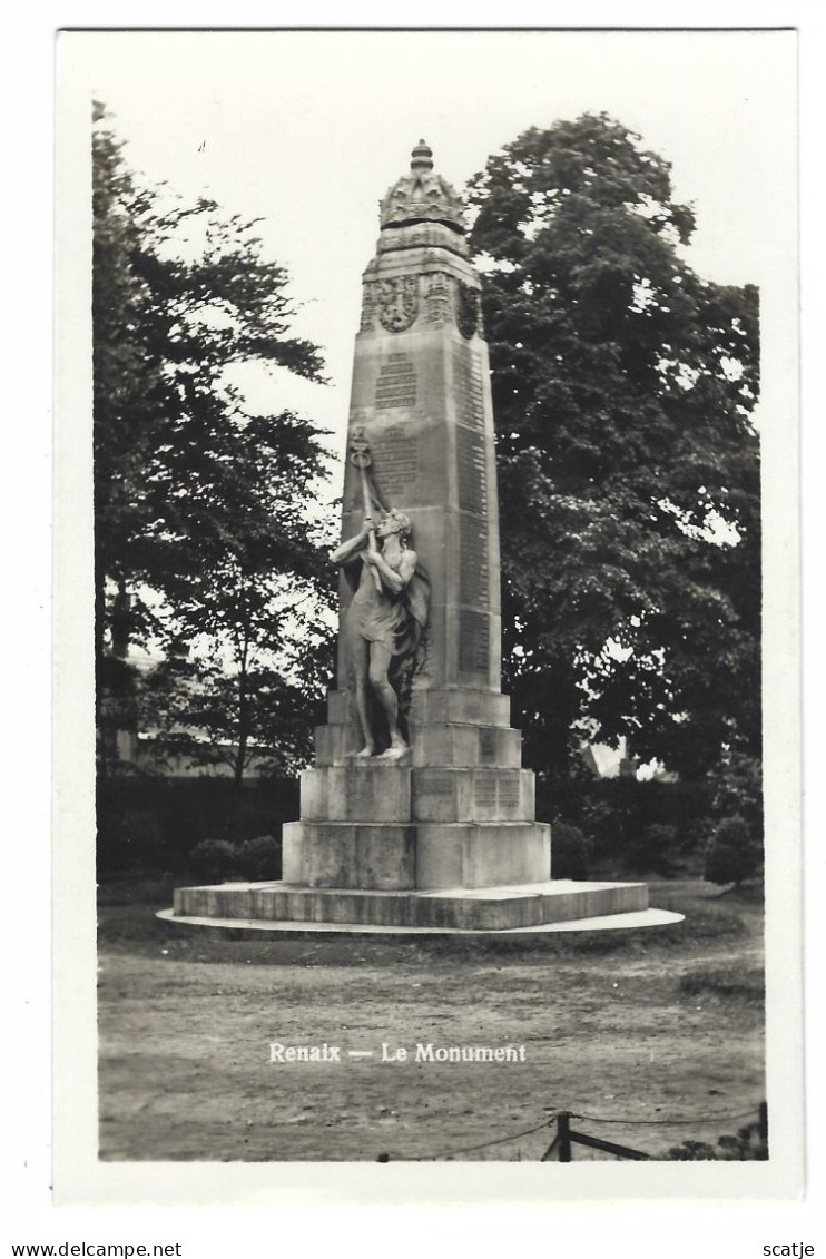 Renaix  -  Le Monument   -   FOTOKAART! - Kriegerdenkmal