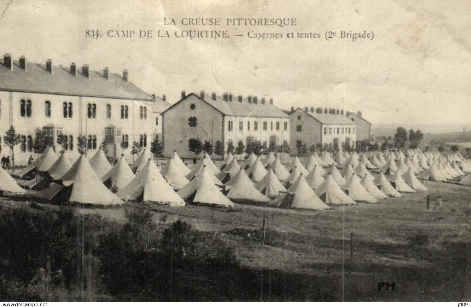 [23] Creuse > La Creuse Pittoresque - Le Camp  De La Courtine - 7268 - La Courtine