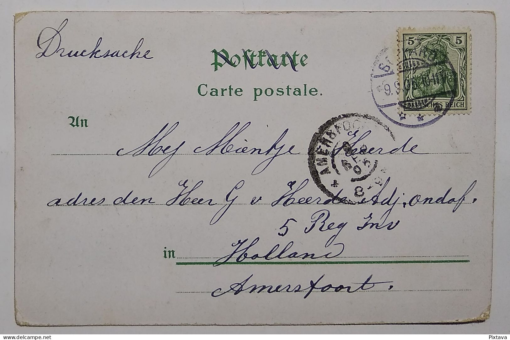Germany / Central Bodega Coblenz / Inhaber Max Menzel / 1905 / Restaurant / Litho - Zu Identifizieren
