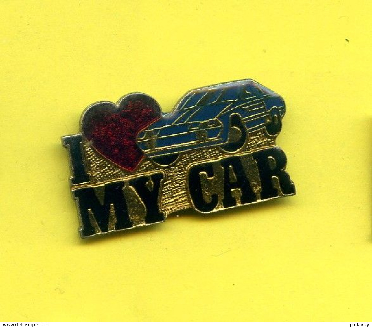 Rare Pins Auto Voiture I Love My Car Ab438 - Other & Unclassified