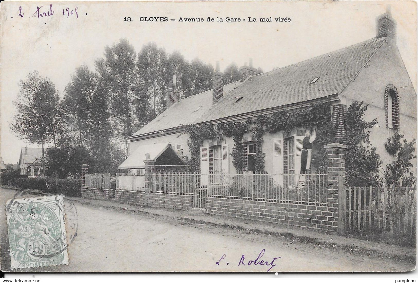 28 - CLOYES - Avenue De La Gare - Maison La Mal Virée - Cloyes-sur-le-Loir