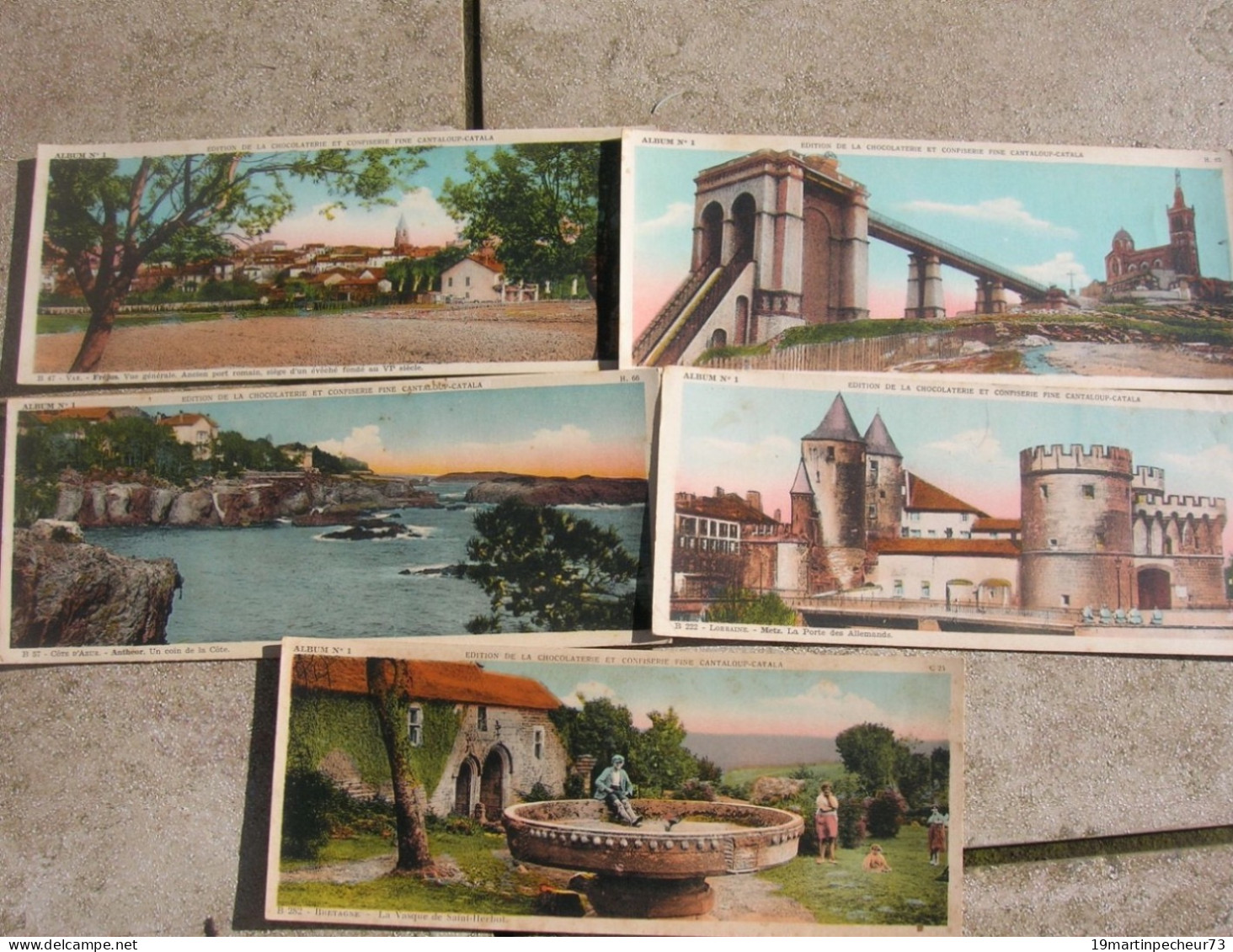 10 Cartes Panoramiques Edition De La Chocolaterie Fine Cantaloup Catala ( Etat Correct ) - 5 - 99 Karten