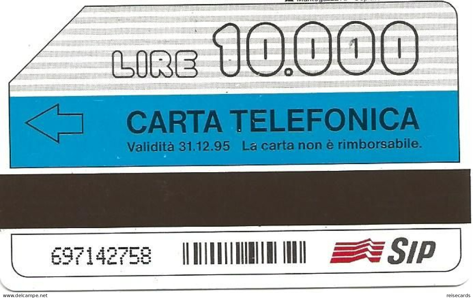 Italy: Telecom Italia SIP - Numero Verde - Öff. Werbe-TK