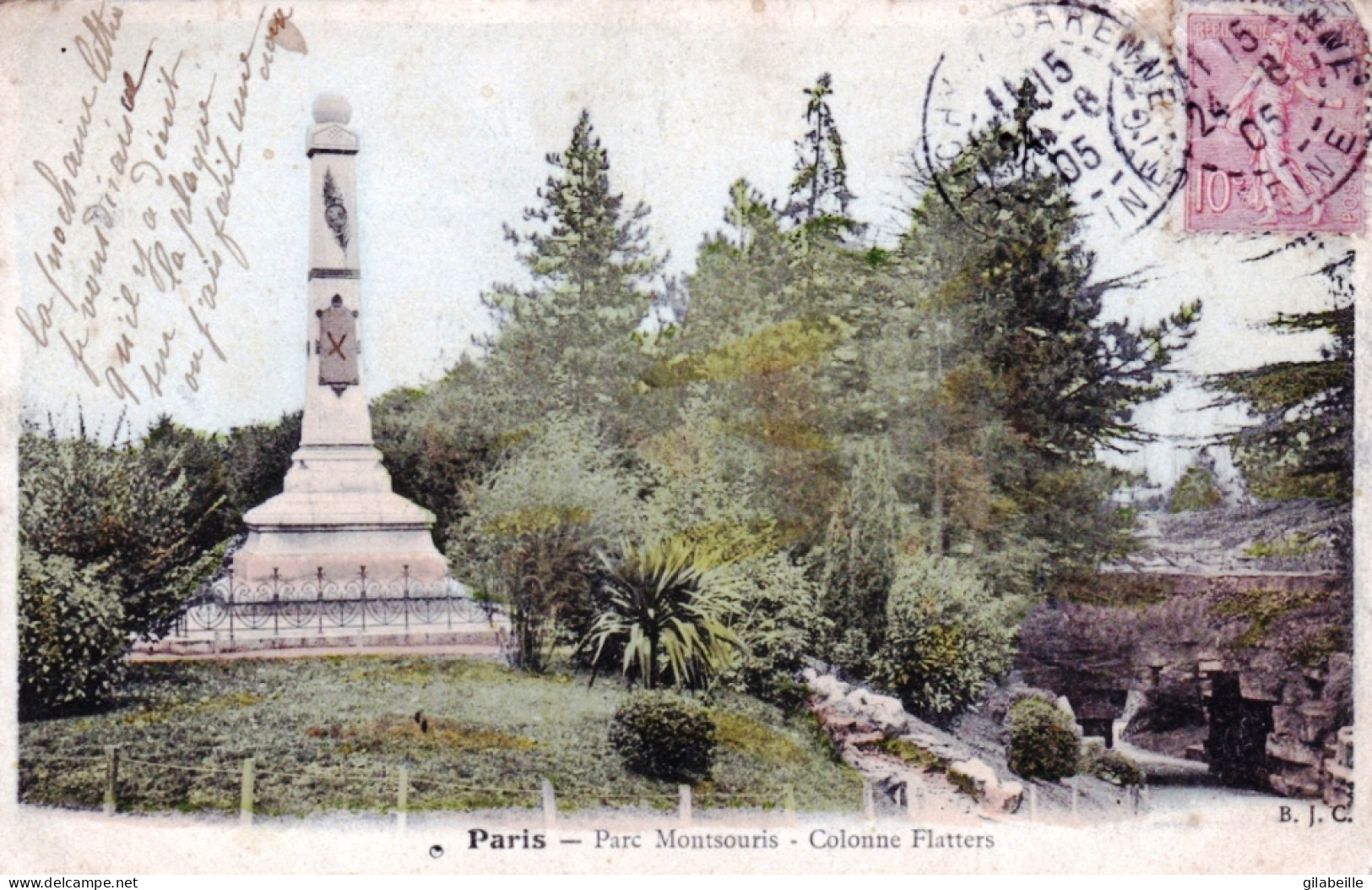75 - PARIS 14 -  Parc Montsouris - Colonne Flatters - District 14