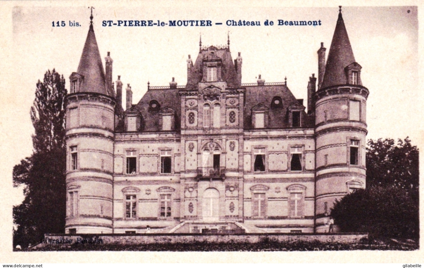 58 - Nievre - SAINT PIERRE Le MOUTIER - Chateau De Beaumont - Saint Pierre Le Moutier