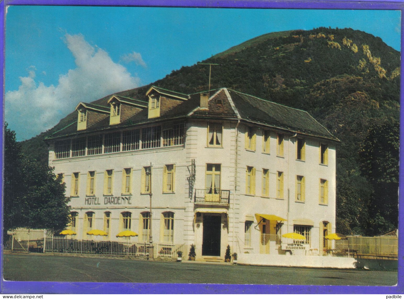 Carte Postale 31. Luchon  Hotel Dardenne   Logis De France  Très Beau Plan - Luchon