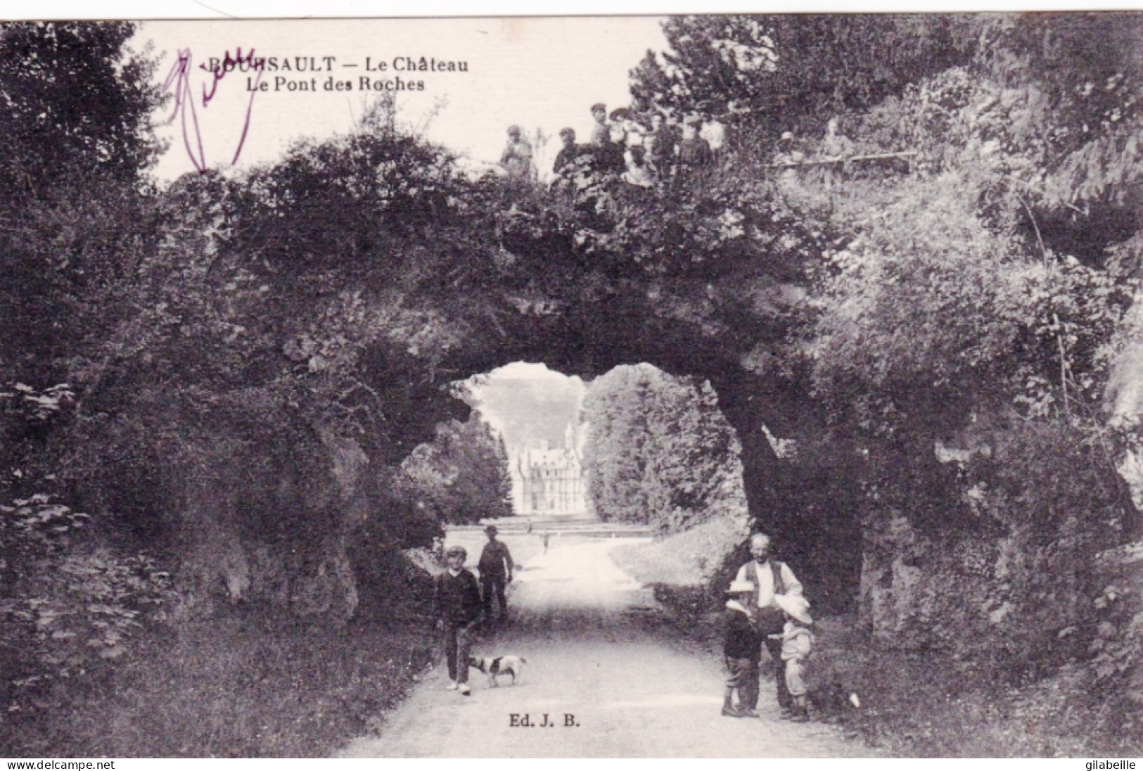 51 - Marne  - BOURSAULT - Le Chateau - Le Pont Des Roches - Autres & Non Classés