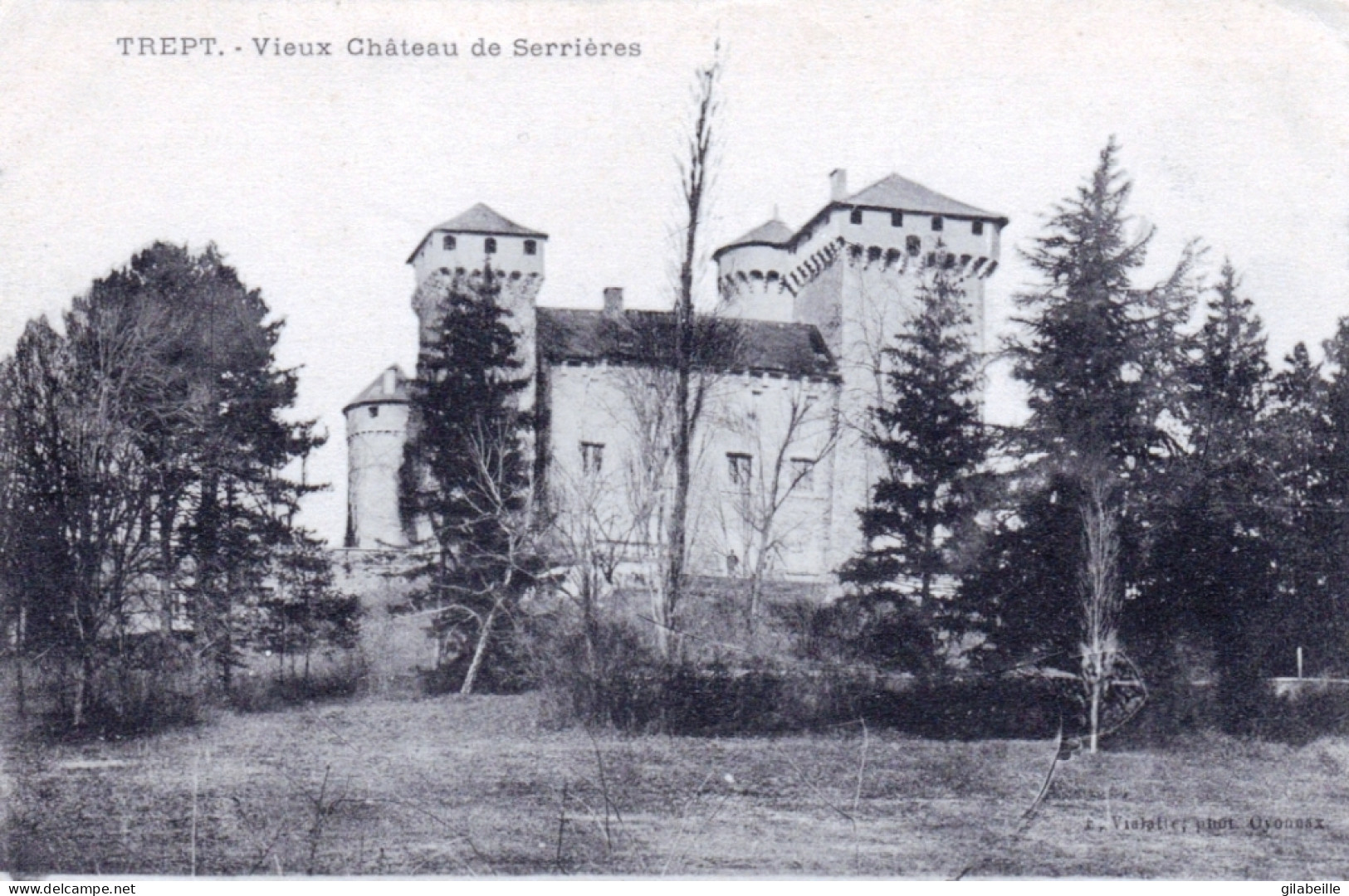 38 - Isere - TREPT - Vieux Chateau De SERRIERES - Sonstige & Ohne Zuordnung