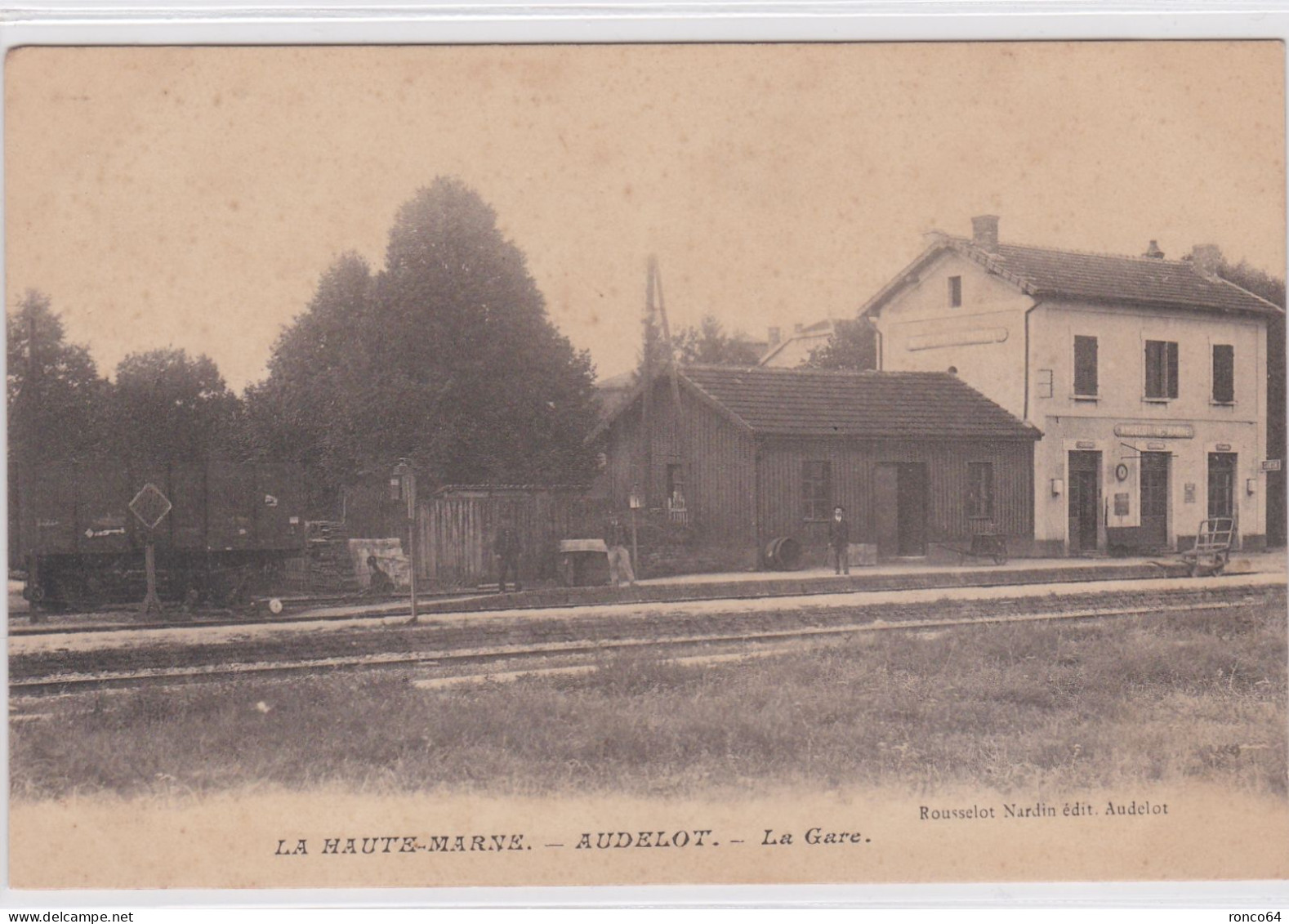 AUDELOT, La Gare, RARE - Autres & Non Classés