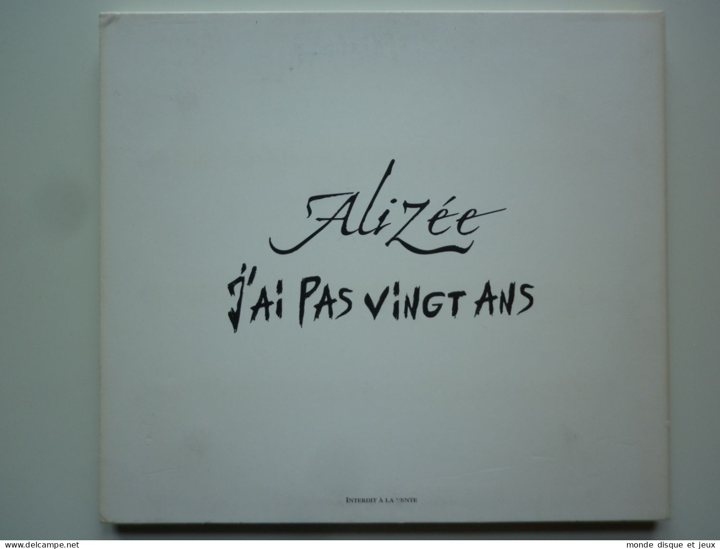 Alizée Cd Promo Digipack 1 Titre J'Ai Pas Vingt Ans - Sonstige - Franz. Chansons