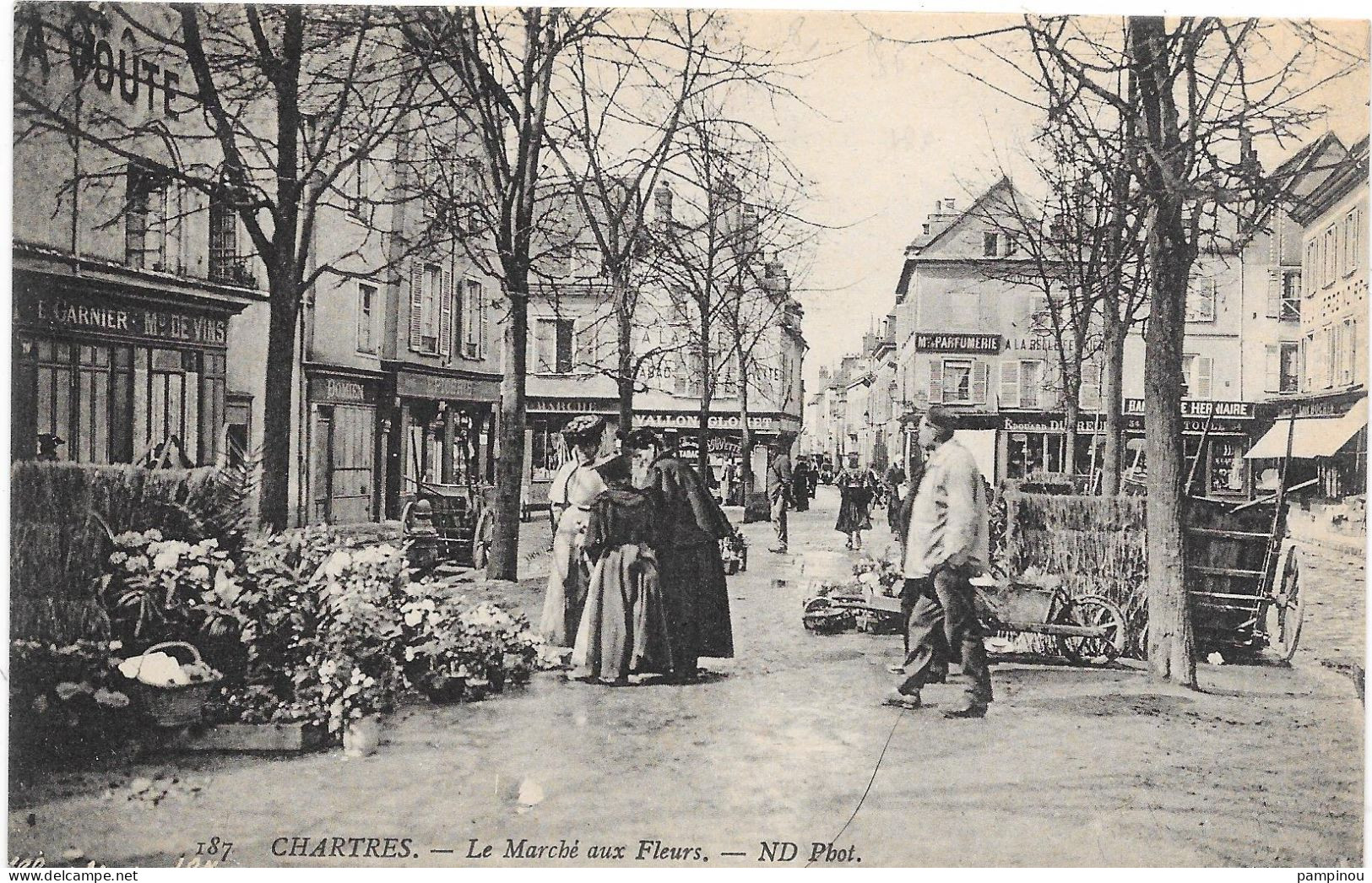 28 - CHARTRES - Marché Aux Fleurs- Animée - Chartres