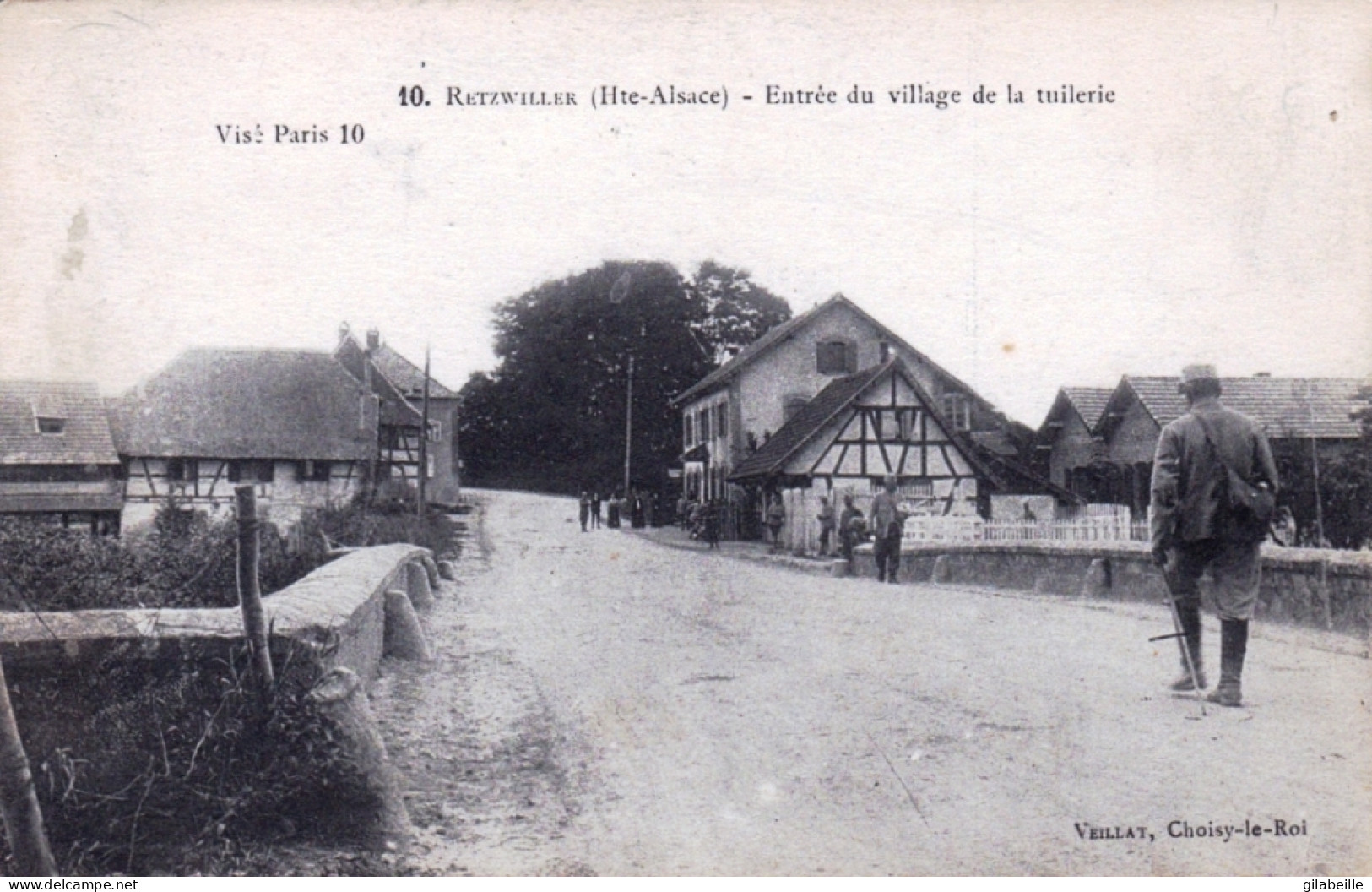 68 - Haut Rhin -  RETZWILLER - Entrée Du Village De La Tuilerie - Sonstige & Ohne Zuordnung