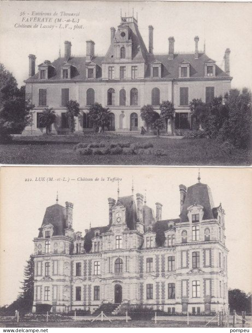 QT - Lot 20 Cartes  - Chateaux De France - 5 - 99 Postcards