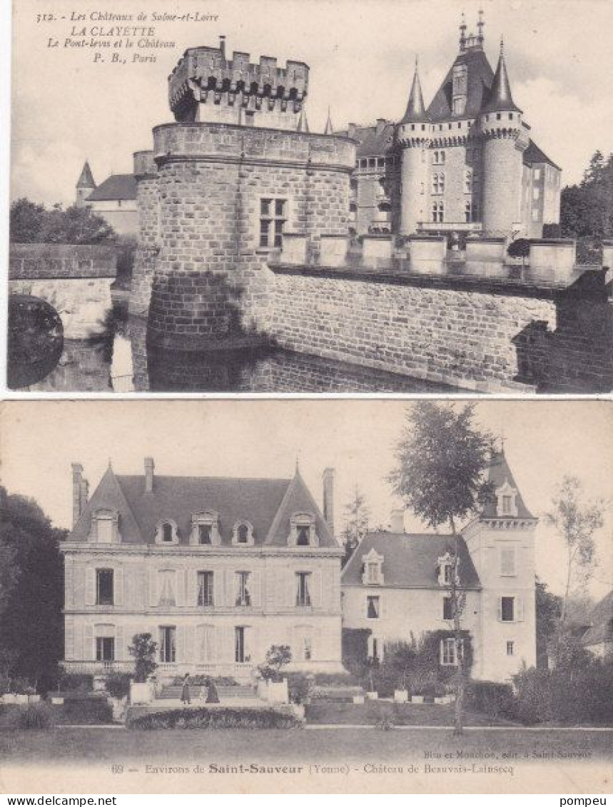 QT - Lot 20 Cartes  - Chateaux De France - 5 - 99 Postcards